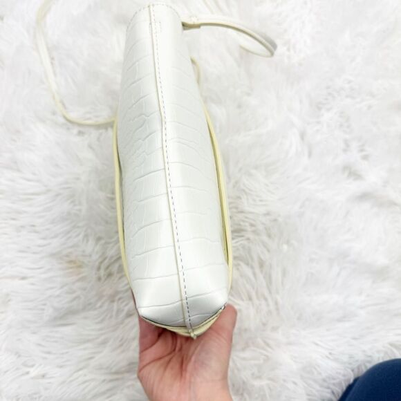 Elizabeth and James Embossed Crocodile Vegan Leather Crossbody Handbag - Picture 7 of 9